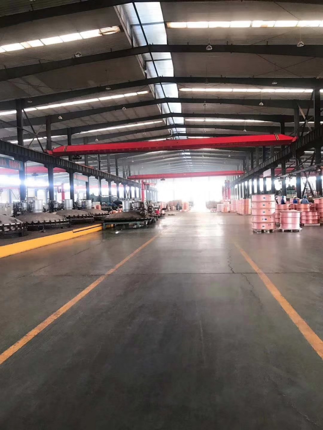 铜管生产现场-盘管退火、包装区